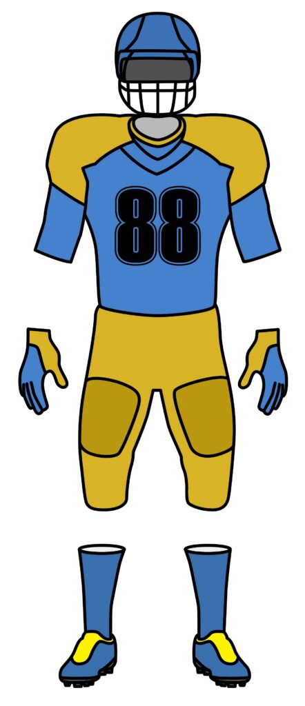 How to draw an American football kit 
