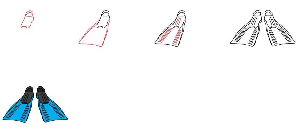How To Draw Flippers 