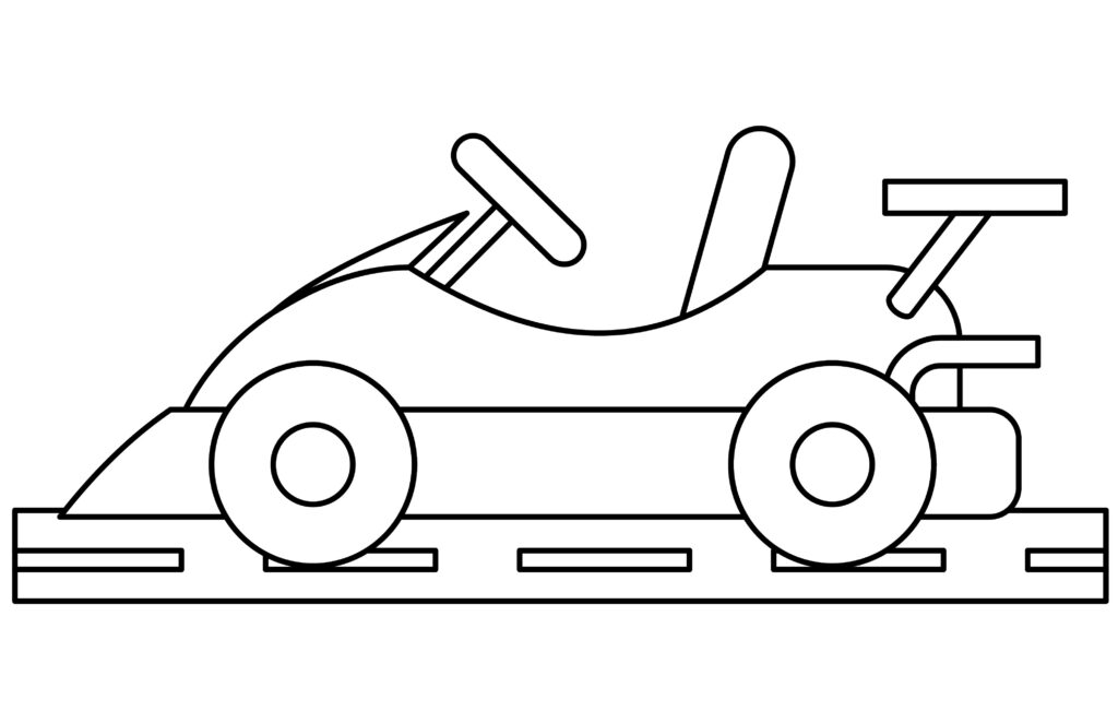 How to draw a go-kart