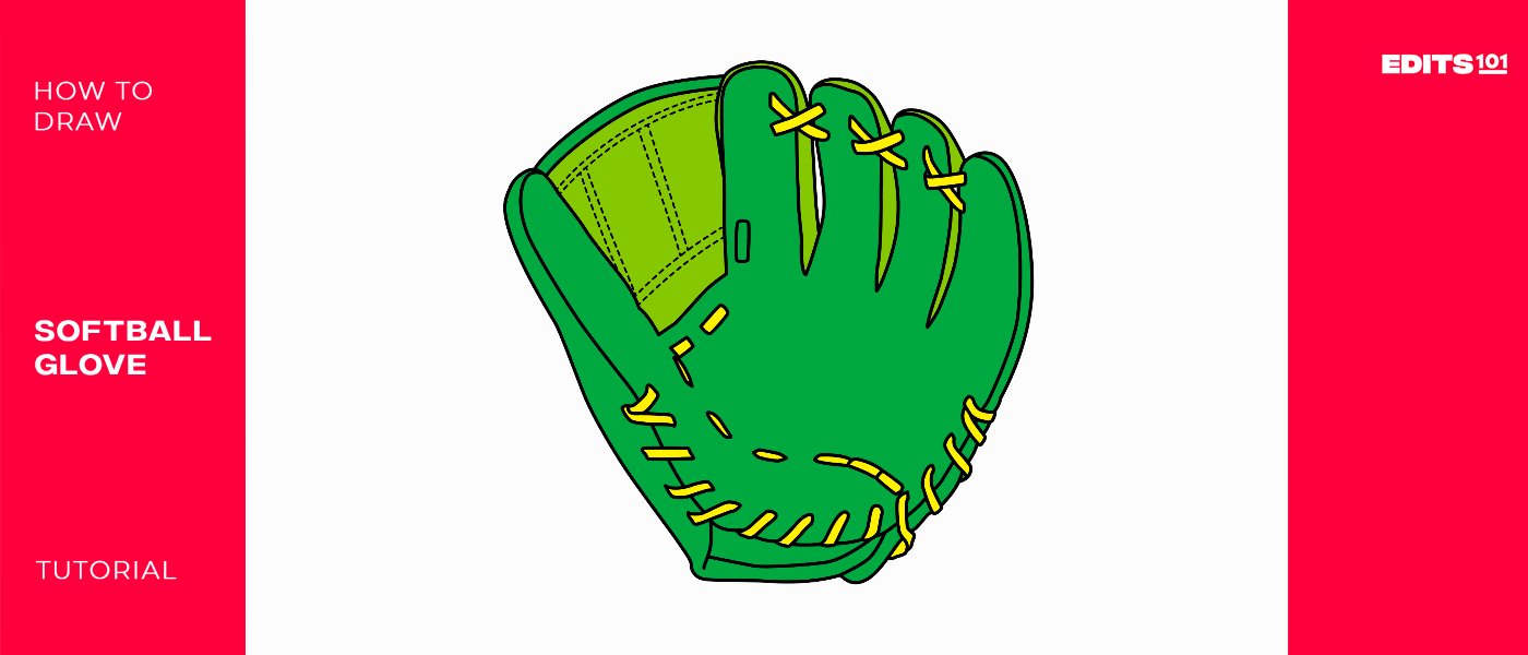 How to Draw a Softball Glove
