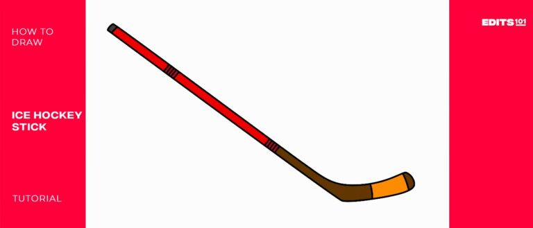 How to Draw an Ice Hockey Stick | Step-by-Step Guide