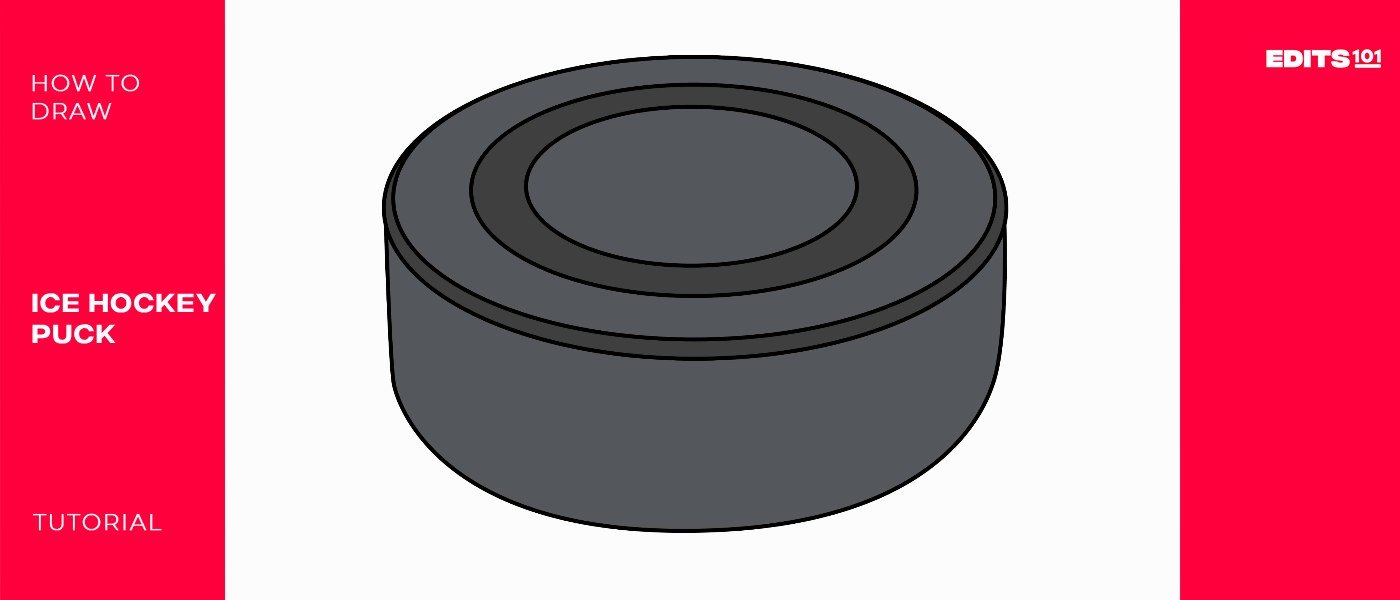 How to Draw an Ice Hockey Puck