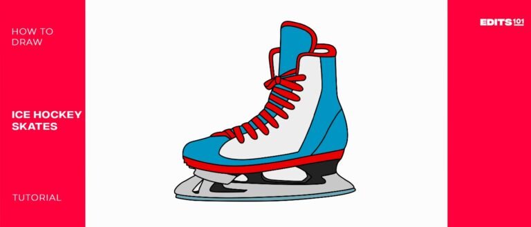 How to Draw Ice Hockey Skates | An Easy Step-by-Step Guide