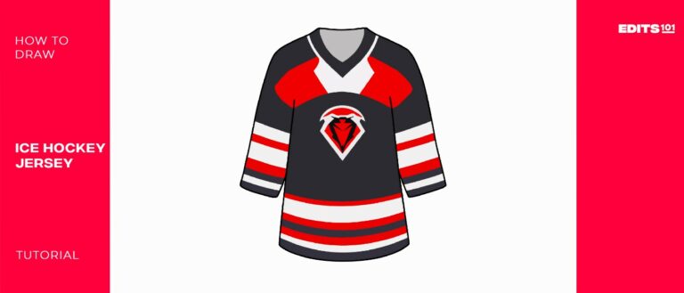 How to Draw an Ice Hockey Jersey | A Simple Step By Step Guide