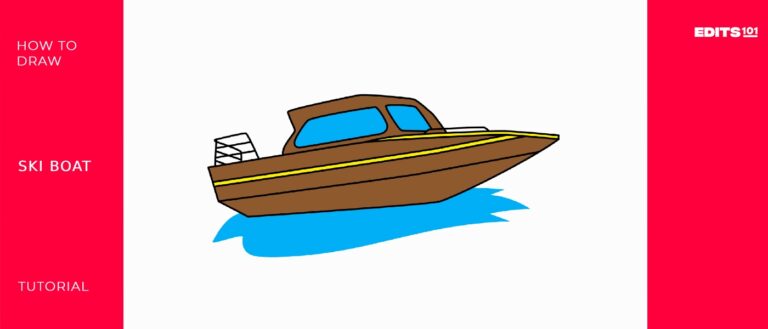 How To Draw Ski Boat | Easy Guide