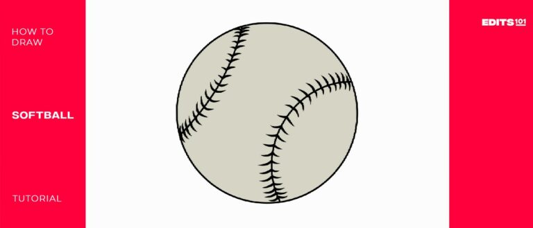 How to Draw a Softball | A Fun and Easy Guide
