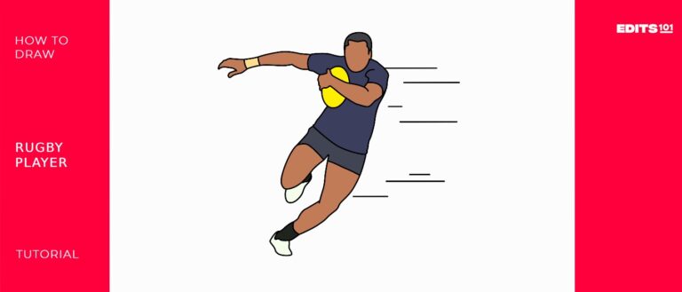 How To Draw A Rugby Player | A 7-Step Guide 