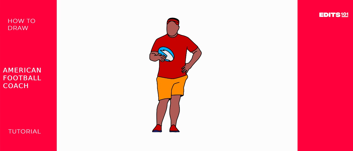 How To Draw An American Football Coach