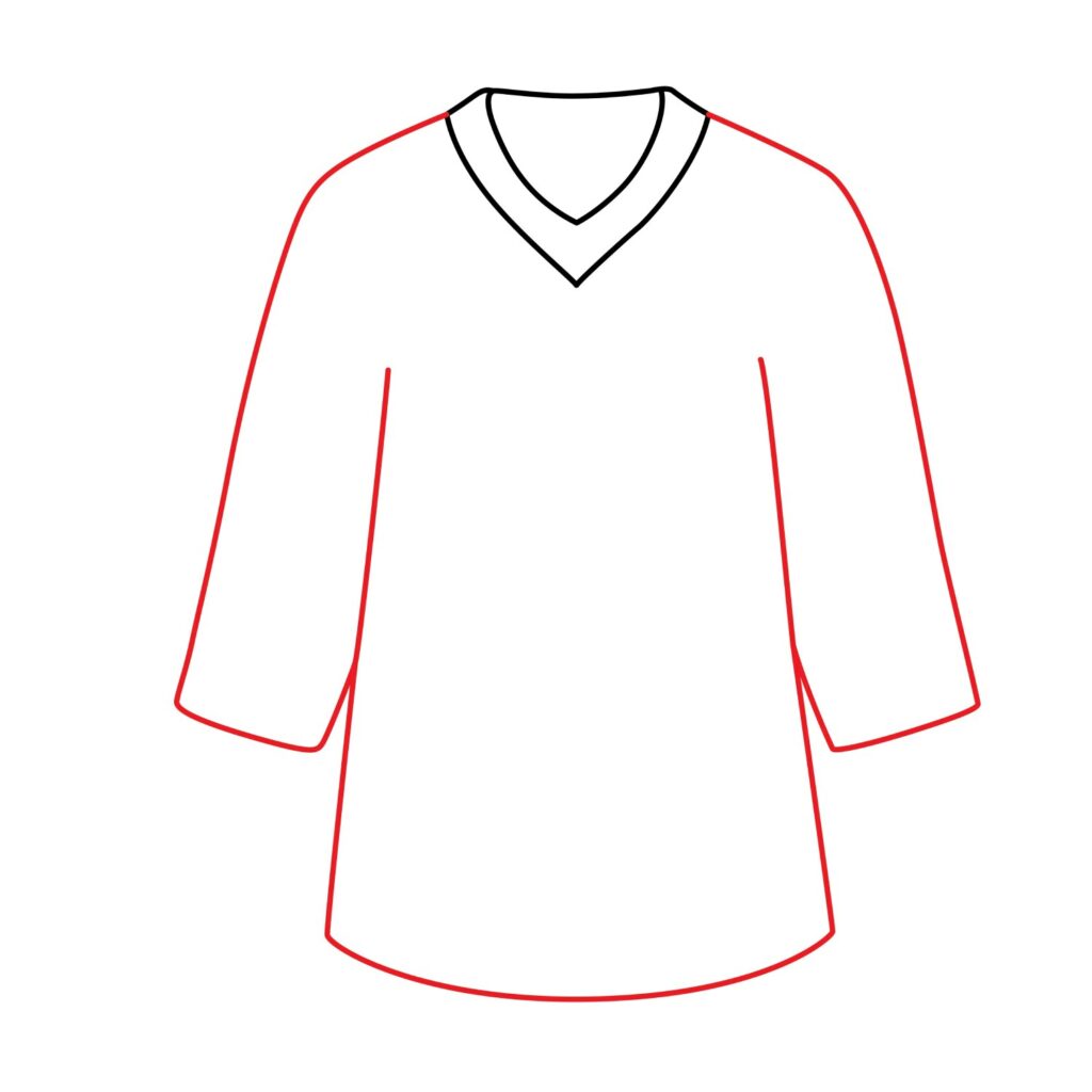 How to Draw an Ice Hockey Jersey
