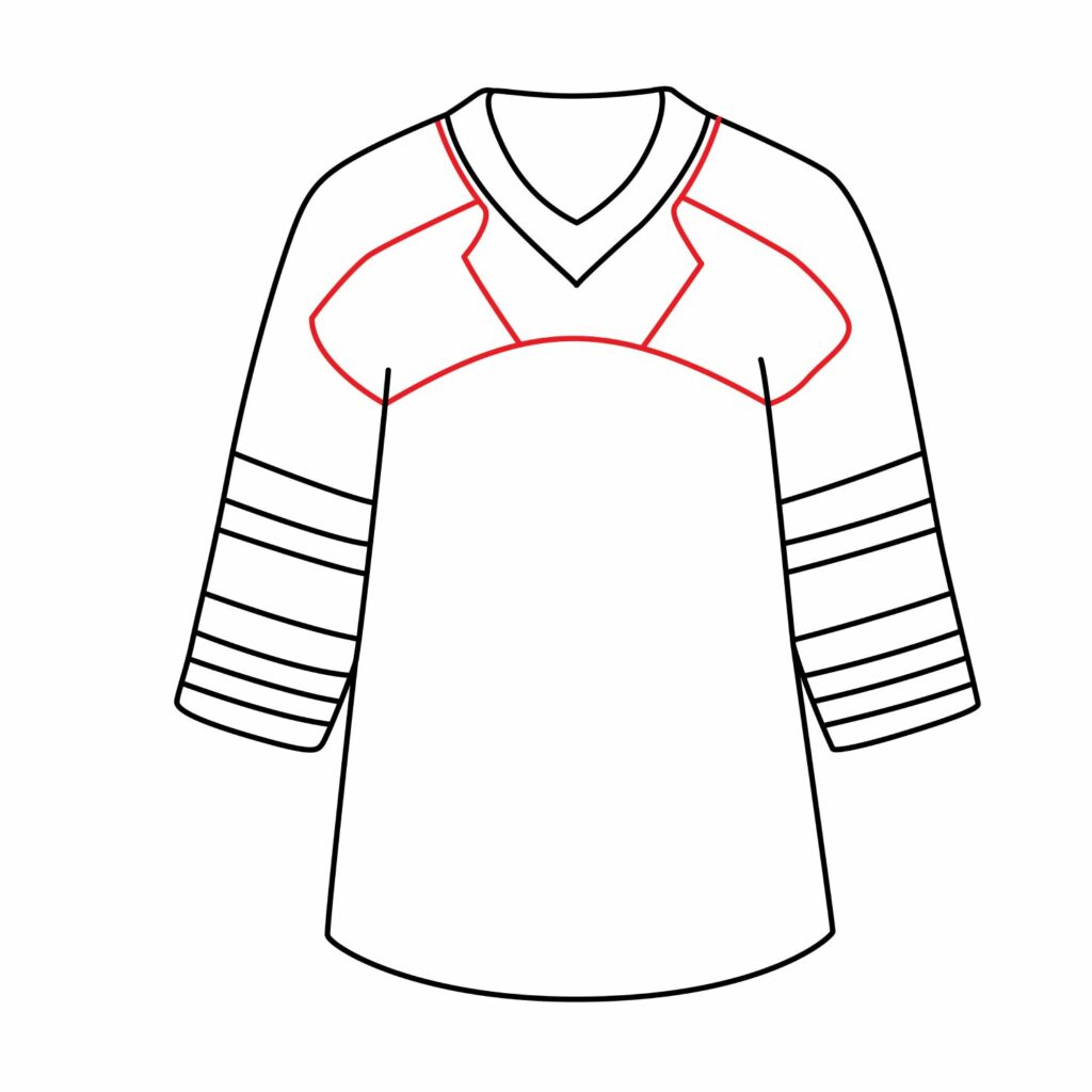 How to Draw an Ice Hockey Jersey