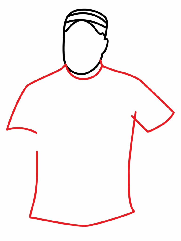 How to draw a rugby coach jersey