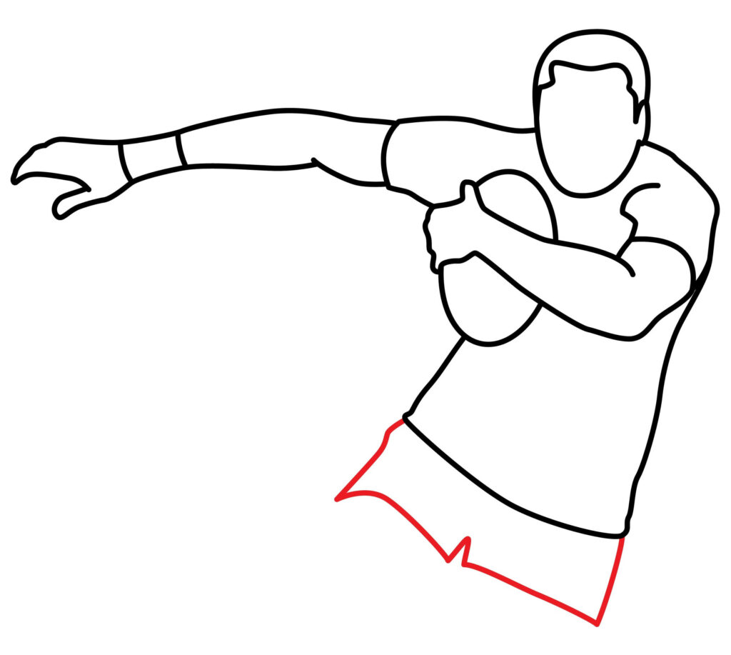 How To Draw A Rugby Player