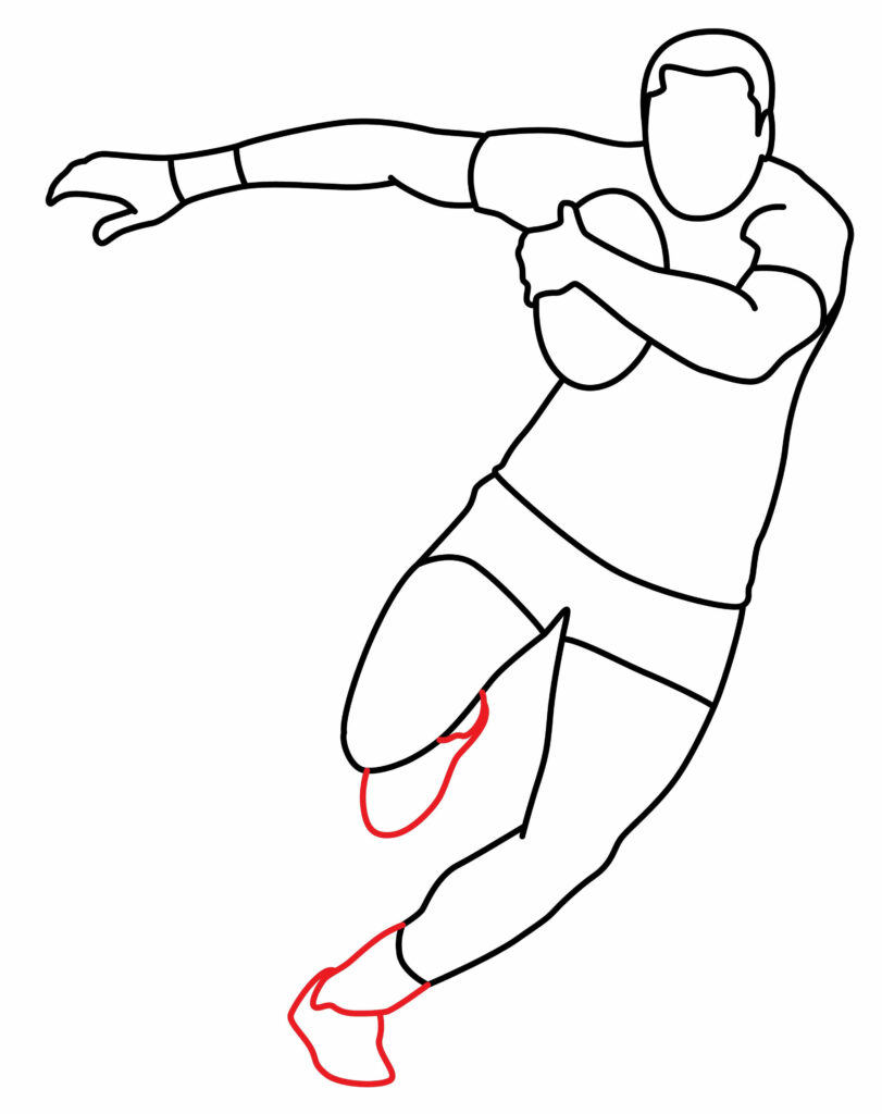 How To Draw A Rugby Player