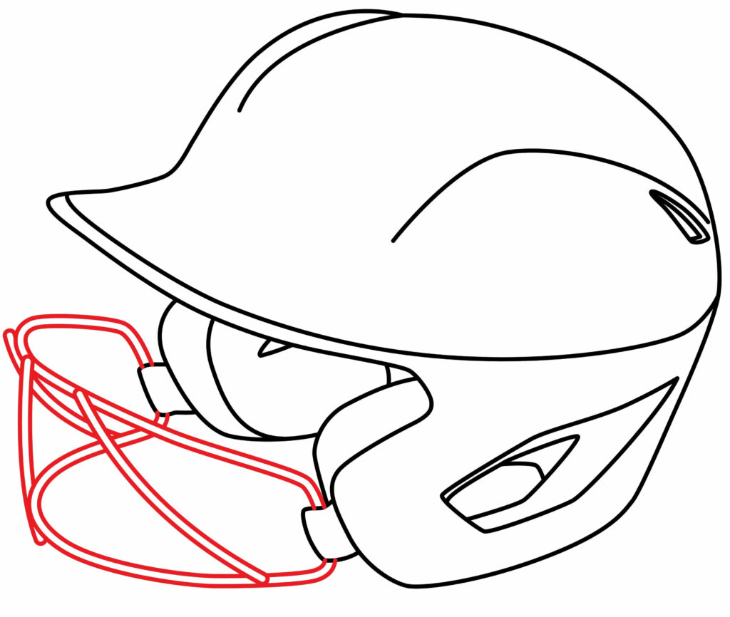 How to draw the face guard