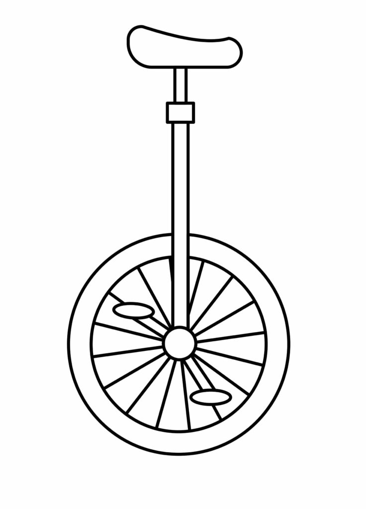 How to draw a unicycle