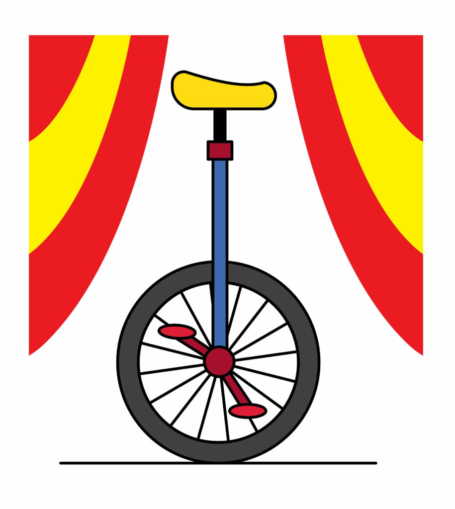 How to draw a unicycle