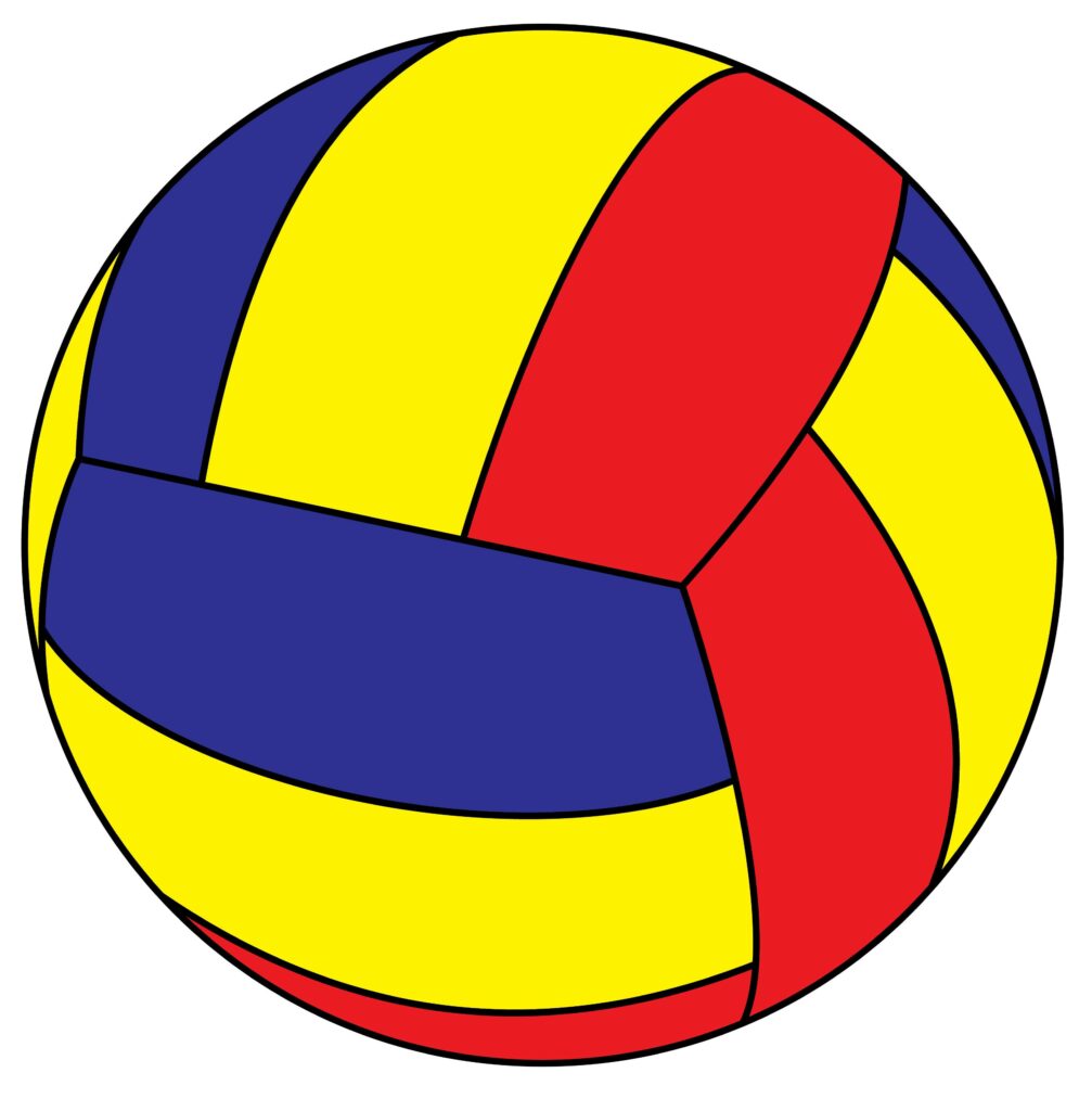 how to add color to the volleyball
