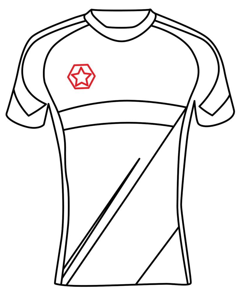 How to add the logo on the volleyball jersey