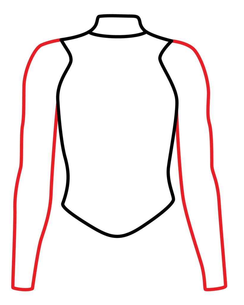 How To Draw A Wetsuit