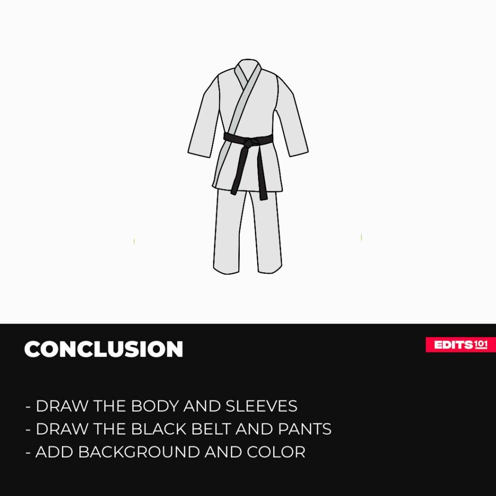 How to Draw a Karate GI