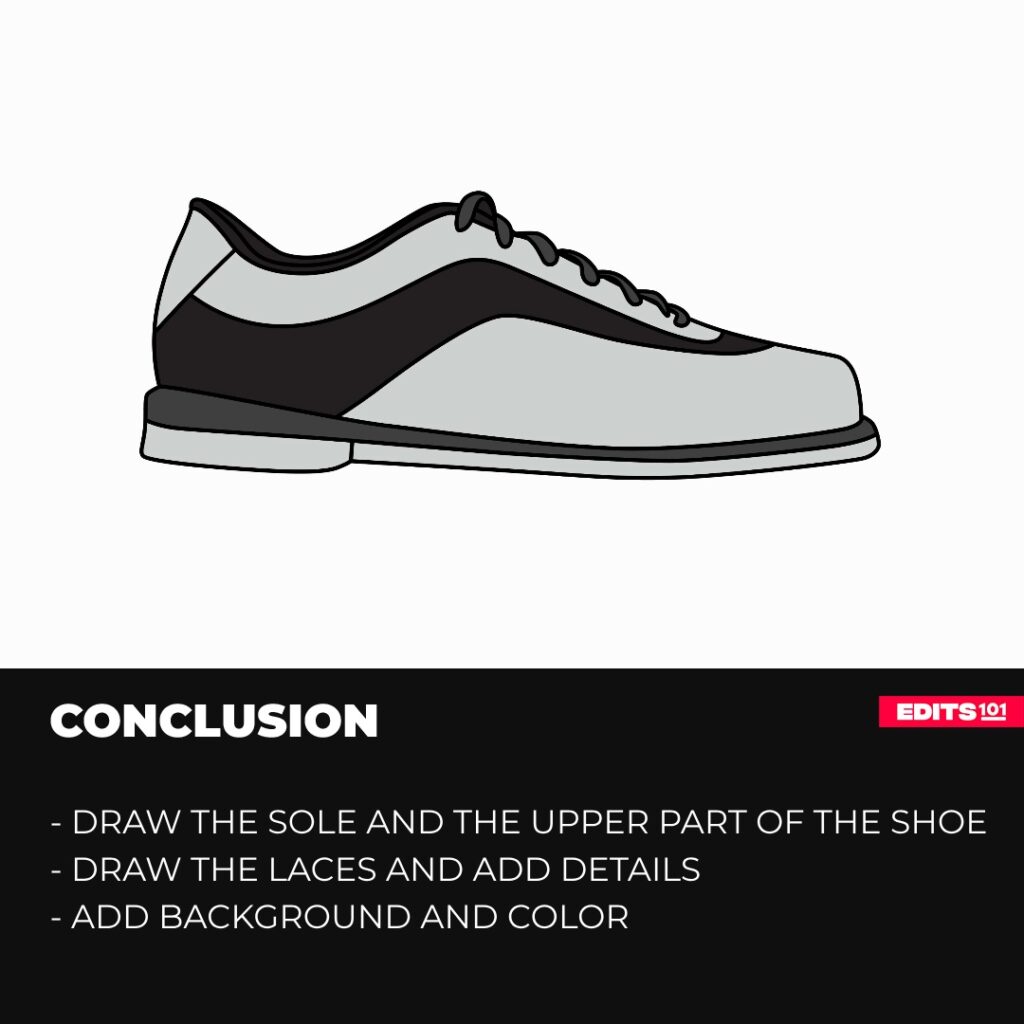 How to draw bowling shoes