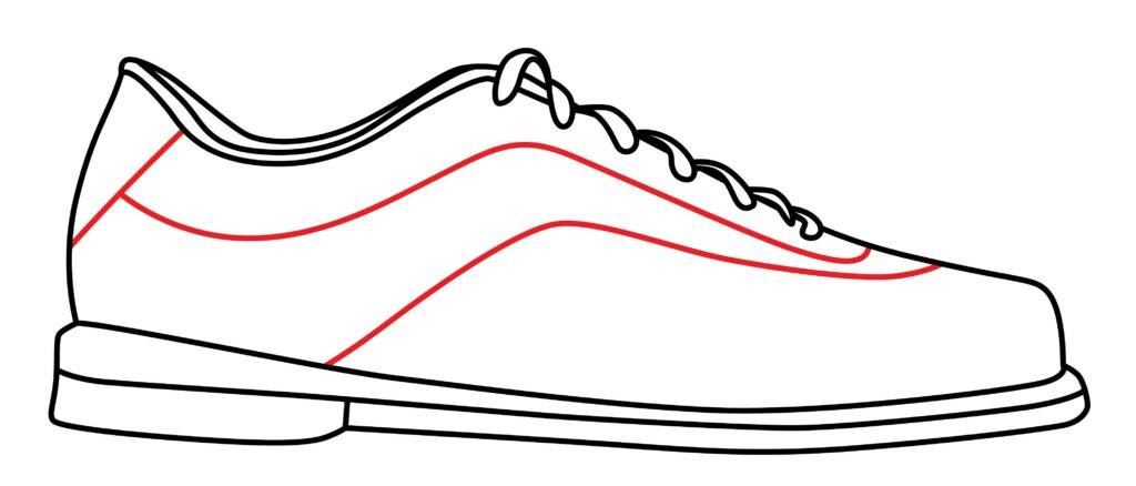How To Draw Bowling Shoes