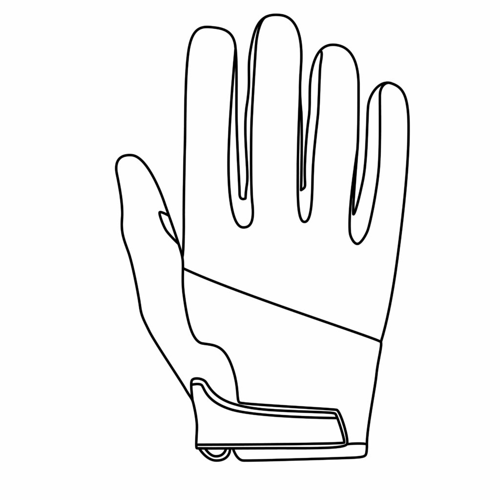 How to Draw Cycling Gloves
