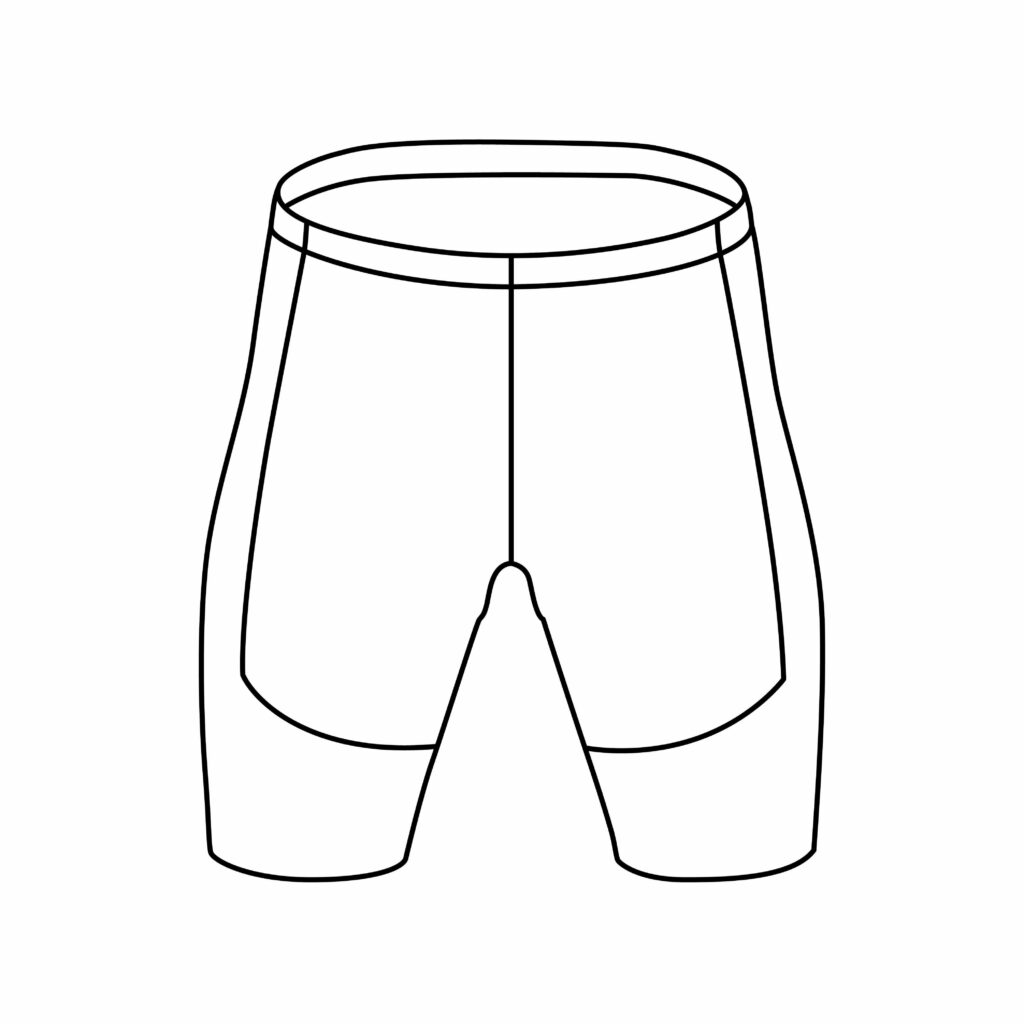 How to Draw Cycling Shorts