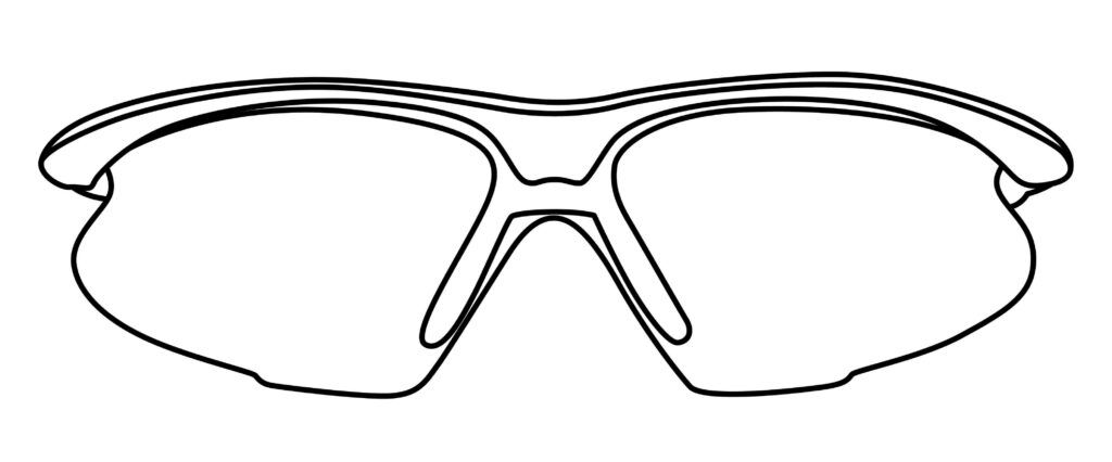 How to Draw Cycling Sunglasses 
