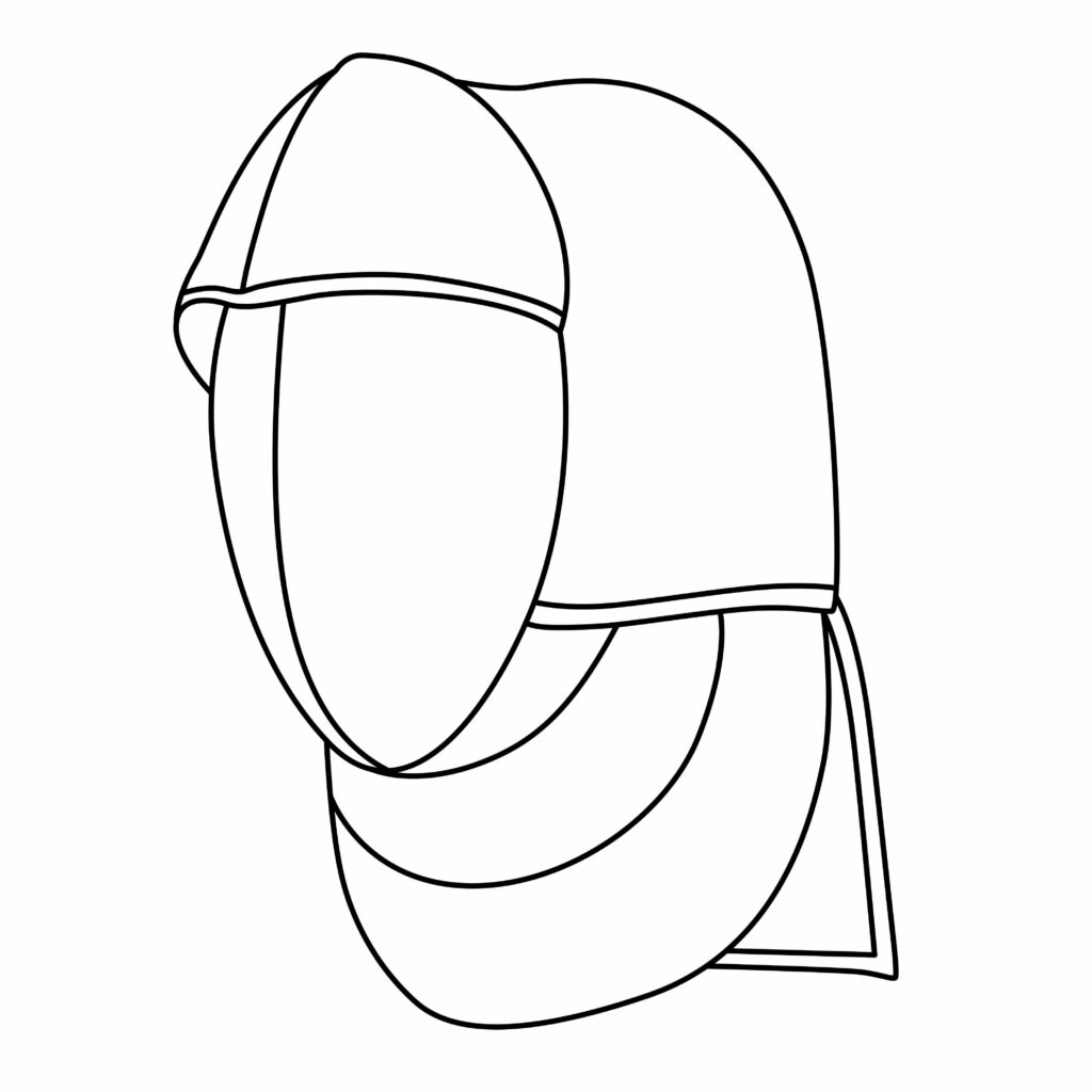 How to Draw a Fencing Mask