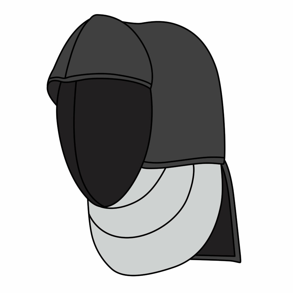 How to Draw a Fincing Mask