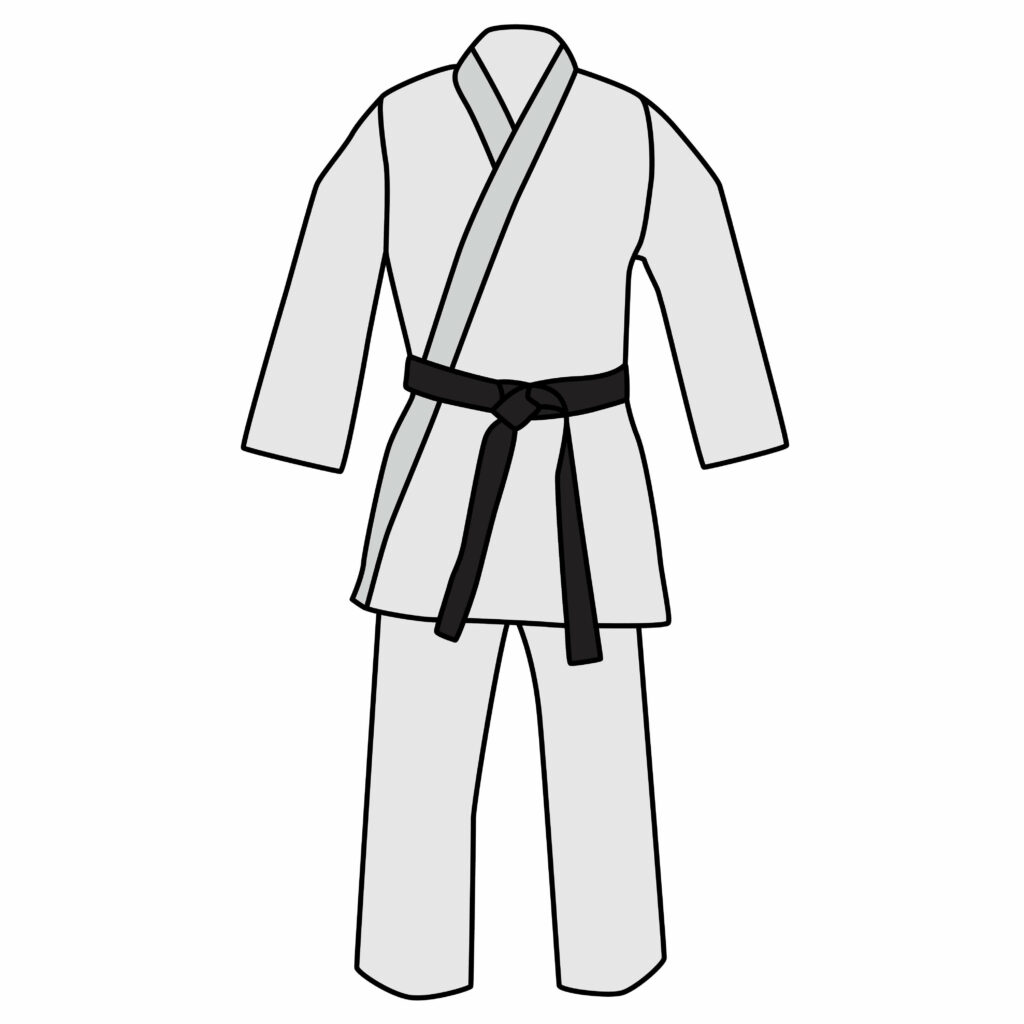 How to Draw a Karate GI