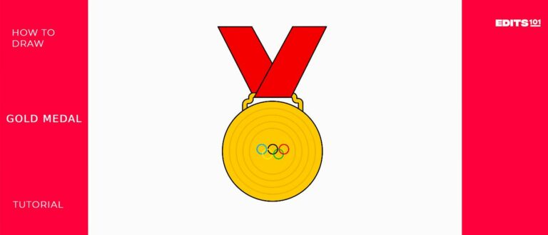 How to Draw a Gold Medal | Step-by-Step Guide