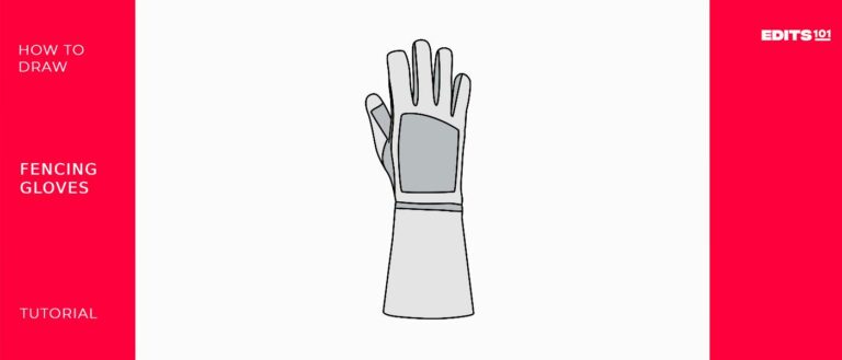 How to Draw A Fencing Glove | In 5 Easy Steps