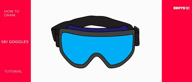 How to Draw Ski Goggles  | A Step-by-Step Guide