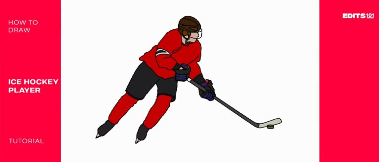How to Draw an Ice Hockey Player | A Fun and Easy Step-by-Step Guide