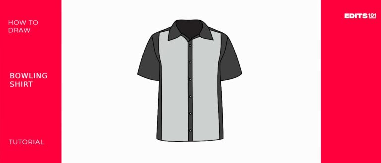 How To Draw A Bowling Shirt | A Simple Guide