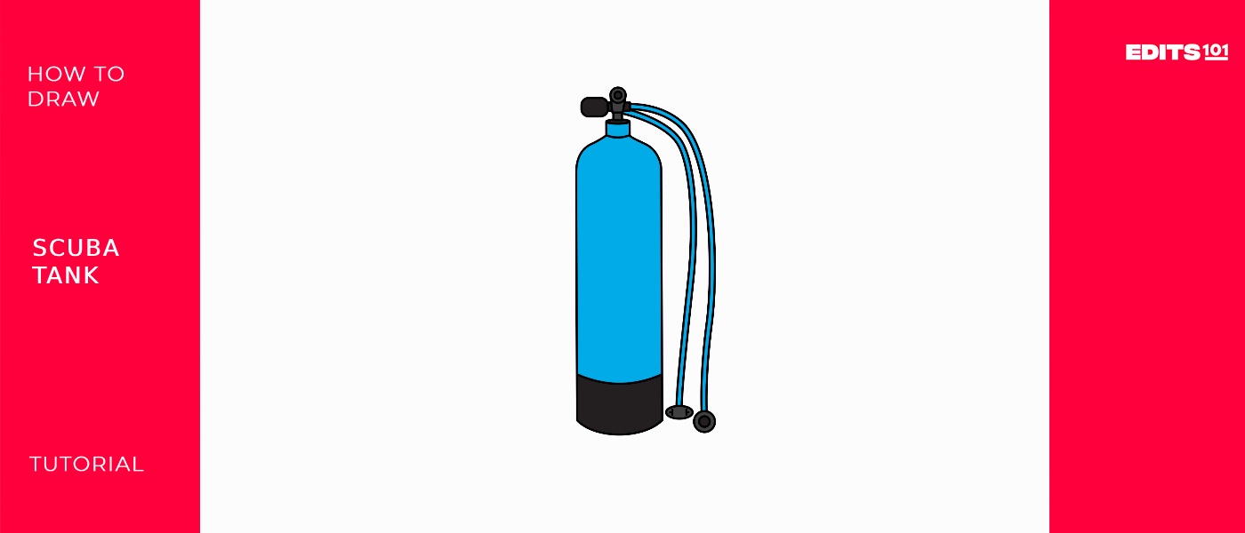 How To Draw A Scuba Tank