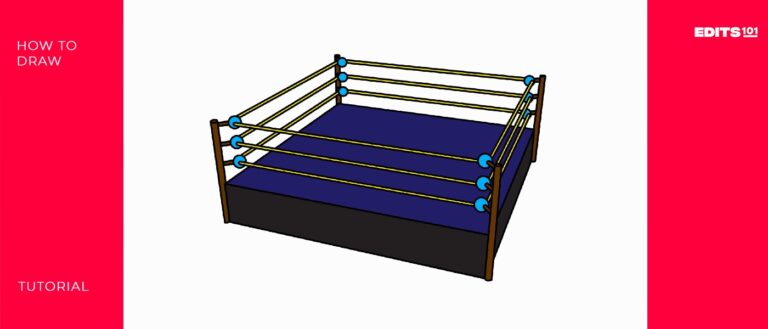 How To Draw A Wrestling Ring | An Easy Step-By-Step Tutorial