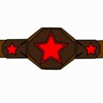 How to draw a wrestling championship belt