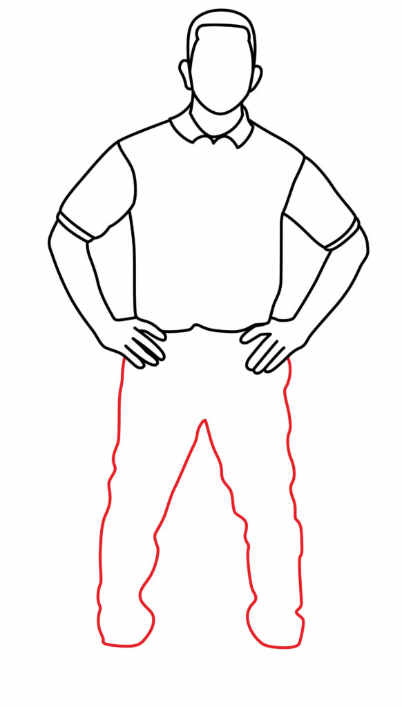How To Draw A Wrestling Referee