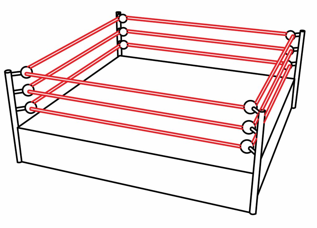 How To Draw A Wrestling Ring