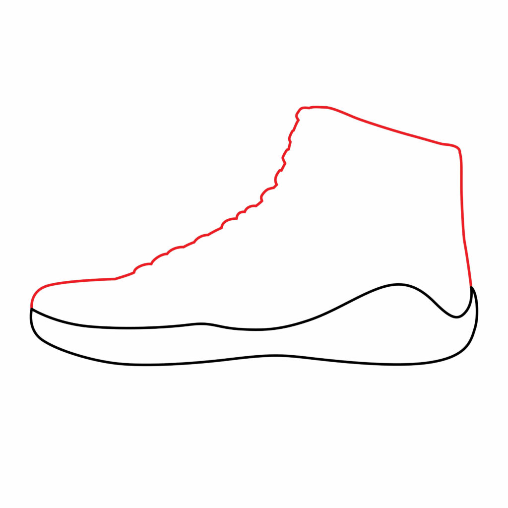 How To Draw A Wrestling Shoe