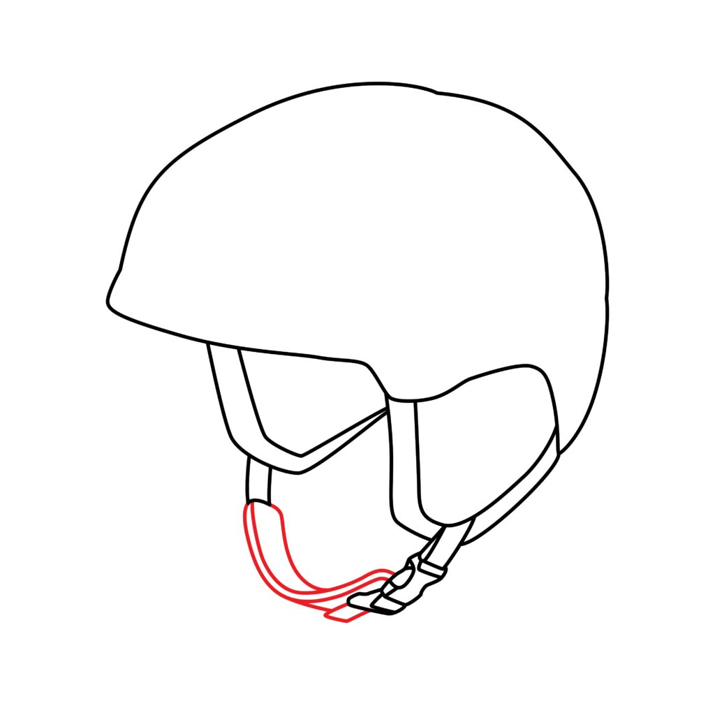 How to Draw the Chin Strap