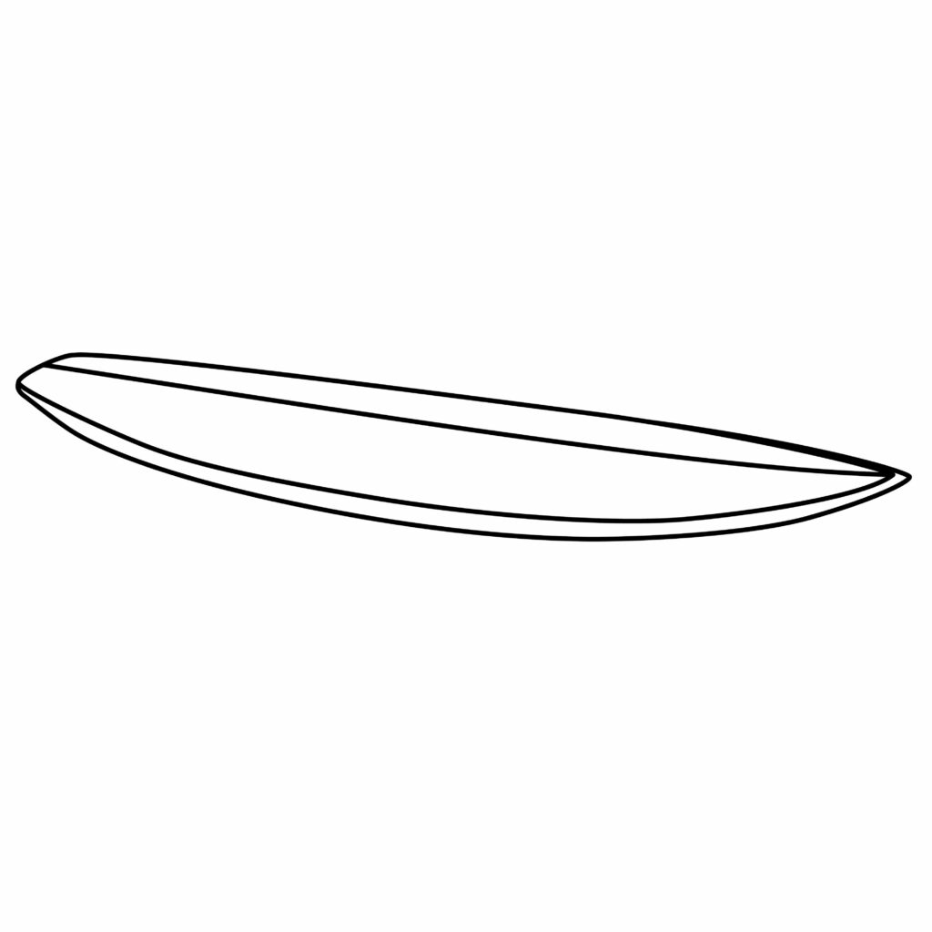 How to Draw A Surfboard 