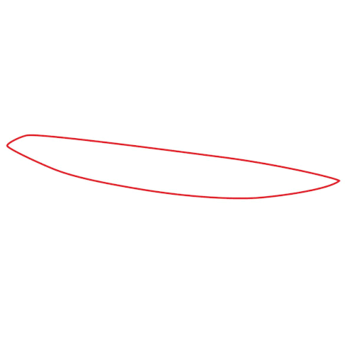 How to Draw A Surfboard