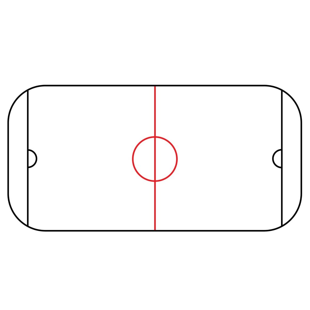 How to Draw an Ice Hockey Rink