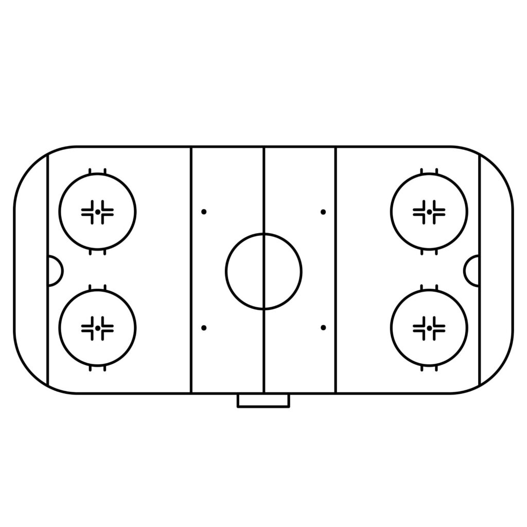 How to Draw an Ice Hockey Rink