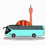 how to draw an airport bus