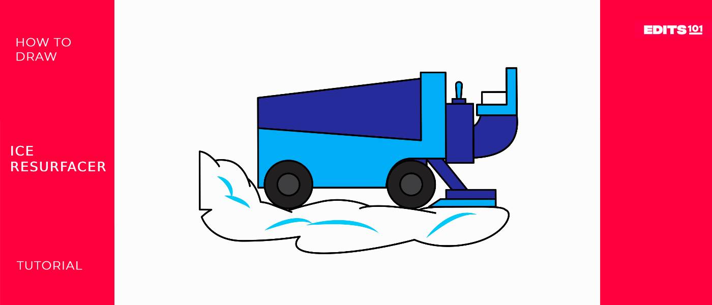 how to draw an ice resurfacer
